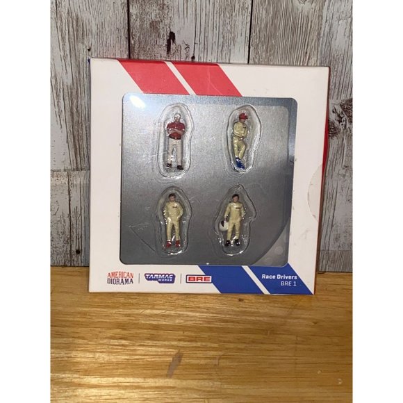 American Diorama X Tarmac Works 1/64 Figures Race Drivers BRE 1 - Picture 1 of 5